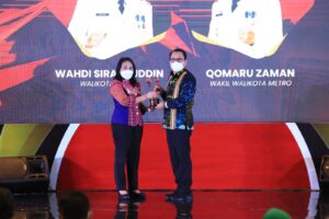 Kota Metro Mendapat Penghargaan Sebagai Kota Layak Anak Kategori Nindya Tahun 2022