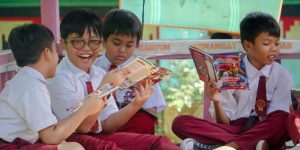 Pusling Kunjungi SDN 6 Metro Pusat, Para Siswa Antusias